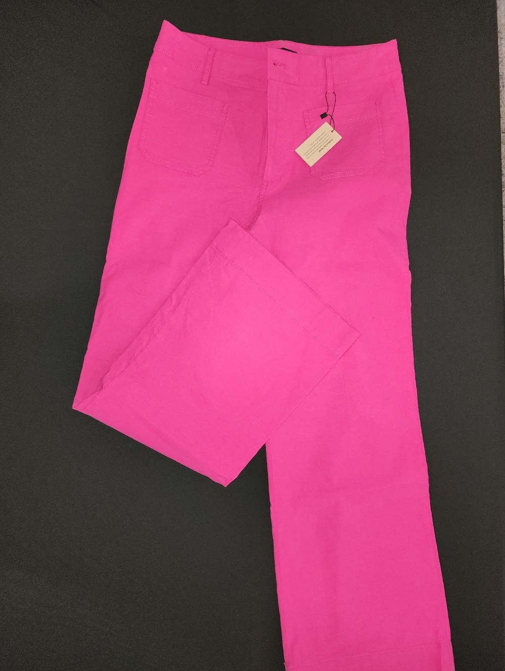 J. Crew Lizzy High Rise "Vintage Berry" Wide-Leg Jeans - Picture 2 of 14